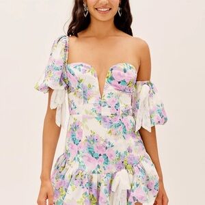 Floral Off-Shoulder Dress
